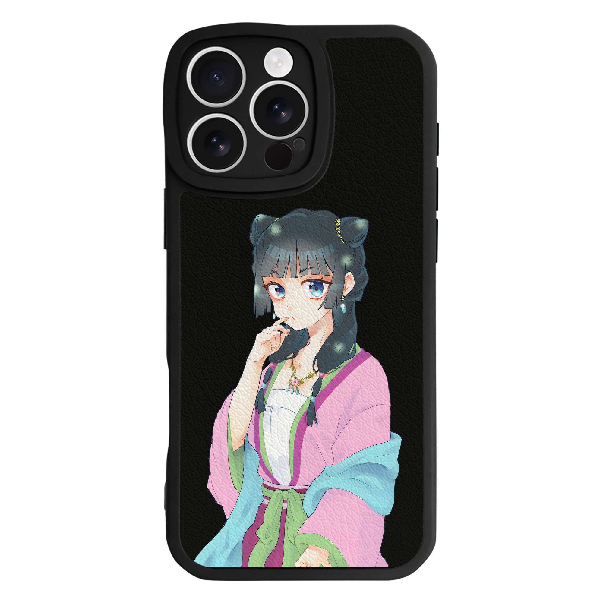 薬屋のひとりごと The Apothecary Diaries 【iPhone 16シリーズ対応】シリコンスマホケース（レザー調） 材質：シリコン